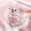 Walentynki Prezent I Love You Crystal Bear Artificial Rose Flowers Nauczyciel Matki Weselne Prezenty urodzinowe dla gości 240113