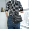 Super originele kwaliteit Designer 23P Coco HandleFlap Bag Luxe handtassen Echt leer Kaviaar Gewatteerde portemonnee Zwarte schouderketting Kanaal Dubbele gevlochten tas