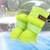 Husdjur Dog Rain Boots Silikon Antiskid Vattentät skyddande Varma skor Dag bär viktiga förnödenheter för hundar 240113