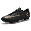 Original masculino sociedade bota de futebol longos picos grama artificial treinamento chuteiras esportes ao ar livre crianças sapatos de futebol 240113