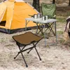 Camp Furniture Folding Camping Stool Collapsible Adults Compact Foldable Footstool Saddle Foot Hiking Beach Fishing Chair