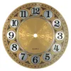 Klocktillbehör Högkvalitativ Dial Face Clock Vintage Aluminium som är allmänt använt arabiska sifferdiametrar 180 mm