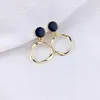 Backs Earrings Fake Piercing Geometric Irregular Round Circle Ear Clip Korean Gold Plated Jewelry For Women Earcuffs Kolczyki