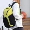 Sac à dos de basket-ball de grande capacité avec porte-balle séparé, fermeture éclair lisse, multi-compartiments, résistant aux éclaboussures, sac de Sport pour jeunes