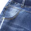Ienens Kids Boys Jeans Fashion Adhicle Classic Bants Denim Clothing Kids Baby Boy Bowboy Bowboy Long Long 5-13y 240113