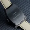 New 40mm Black Croco Crazy Hour Automatic Mens Watch 8880 CH BLK CRO Black Dial PVD Black Steel Cracking Case Leather Strap Gents Watches Timezonewatch DHFM Z08b