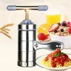 Manuell rostfritt stål Nudelproducent Press Pasta Machine Crank Cutter Fruits Juicer Cookware Making Spaghetti Kitchen Tools 240113