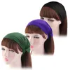 3 pièces/lot bandes de cheveux larges solides bandeaux de Yoga de sport pour femmes hommes Bandana bandeaux élastiques Turban Vintage bandeau chapeaux