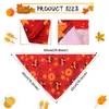 Bandana pour chien, fournitures pour animaux de compagnie, Thanksgiving, petit chat, chiot, écharpe, accessoires d'automne, citrouille, dinde, 50 pièces, 240113