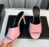 Classic Womens Chunky Heels Chinelos Slingbacks Sandálias Designer Slip On Patent Leather Slide Sapato de Casamento Ao Ar Livre Lazer Sapato Rosa Vermelho Borgonha