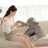 60 cm Super Large Cartoon Elephant Plush Toy Soft Kids Comfort Pillow för att följa Sleeping Doll Children's Day GI 240113