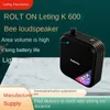 Rolton K600FM Little Bee Versione wireless Altoparlante portatile Promozione esterna Ad alta potenza Grida Insegnante Speciale 240113