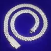 Kubanische Halskette mit Diamanttest, 8–14 mm breit, GRA, Moissanit-Diamant, 18 Karat Gold, Sterlingsilber, kubanische Gliederkette für Herren, Hip-Hop-Halskette, Doovr