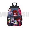 Väskor 3D Cartoon Game Anime Friday Night Funkin ryggsäck Kindern till skolan Bookbag Kids 12/16 tum FNF Mini Bag Children