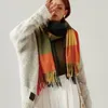 Foulards Chic automne et hiver écharpe de luxe chaud Long châle Wrap mode tendance confortable à la mode élégant doux femme