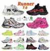 Track Runners 7.0 Designer Scarpe casual Bianco Nero Platform Tracks Sneakers Runner 7 Pelle Nylon Mesh Graffiti Uomo Donna Trasmissione plate-forme Scarpe da ginnastica piatte OG