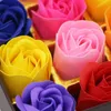 18 pezzi di sapone grasso fiore eterno di rosa confezione regalo di alta qualità compleanno creativo piccoli regali pratici a mano 240113