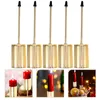 Castiçais 5 Pcs Castiçal Base Nomes Decorações Utensílios de Natal Construído Deus Ferro Resistente Versátil