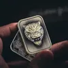 Tiger Head Magnetic Metal Fidget Slider Clicker Toys for ADHDおよびAnxiety Adults Juguetes Ansiedad 240113