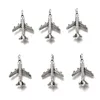 Pendant Necklaces 20Pcs Alloy Passenger Airplane Pendants Vehicle Charms Antique Silver Color Tibetan Style For Necklace Jewelry Making