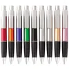 9st Ballpoint Pennor Plastic Push Action Present School Office