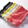 Underpants Men's Ice Silk Panties Underwear Lace Side Summer Translucent Ultra Thin Boxer Breathable Male Large Size Briefs