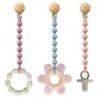 Neue Baby Beißringe Spielzeug BPA FREI Silikon Baby Schnuller Kette Clip Schnuller Clip Schnuller Halter Nippel Clip Kinder Beißring Spielzeug Kette Baby Zubehör