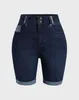 Dames Denim shorts 2023 Zomer Mode Contrast Panelen Zakontwerp Informeel Dagelijks Vintage Street chic 240113