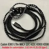 Tillbehör MFI HIFI Earphone Upgrade Cable Ligh till QDC/MMCX/0,78/A2DC/IE900 C100 8N Hög PUR PURE OFC -kabel HD för iPhone/Shure/KZ/ZSN