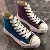 メゾン・ミハラ・ヤスヒロスmmy soslulve shoes mens walkingshoe star同じ高トップ女性オープンスマイル愛好家キャンバスシューズ