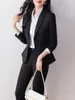 Pantaloni a due pezzi da donna Abbigliamento da lavoro per ufficio da donna Blazer Formali stili OL Abiti da lavoro e giacche Cappotto Autunno Inverno Carriera professionale