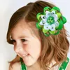 Hair Accessories Patrick's Bows Irish Holiday Hairpin Trendy Barrettes For Girl