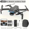 AE3-Pro Max professionele drone met 5G borstelloze motor, GPS-positionering, 3-assige gimbal, optische stroompositionering, intelligente obstakelvermijding, dubbele HD-camera's
