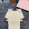 2024 Designer women's Luxury Spring Spice Letter pullover Crewneck embroidered sweater shirt Casual top