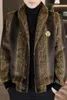 Lusso Inverno Pelliccia sintetica Visone Giacche Uomo Risvolto Vintage Casual Business Imitazione Cappotto di pelliccia Ufficio Sociale Abbigliamento uomo M-4XL 240113