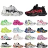 2024 Top OG Track Runners 7.0 Vestido Sapatos Marca de Luxo Mulheres Mens Graffiti Preto Fluo Verde Borgonha Couro Livre Cinza Luz Roxo Neon Amarelo Branco Grande Tamanho Sapatilhas