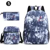 Bags Hot Stray Kids Backpack Messenger Bag Pencil Case 3pcs Set Student School Supplies Backpack Daily Casual Shoulder Bags