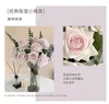 5pcslot Artificial Flowers Moisturizing Rose Touch Realistic Simulation Flower Wedding Valentine's Day Gift Fake 240113