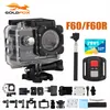 Kameror Goldfox F60/F60R 4K 30FPS Sport Action Camera 170d 1080p 60fps WiFi Mini Camera 30m GO Watertproof Pro Bike Helmet Cam Camcorder