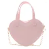 Evening Bags Small Mini Heart-shaped For Women Summer Solid Candy Colors Korean Version Sweet Cute Crossbody Handbags All-match