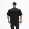 022 män tryckt lös kort ärm t-shirt sommar mode bodybuilding fitness toppar mäns kortärmade bekväma toppar m-3xl 240113