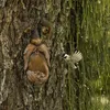 Essenza dell'albero Mangiatoia per uccelli Creativo Ciondolo per albero Giardino Ornamenti in resina Mangiatoia per uccelli all'aperto Porta a muro Decorazione per finestra Artigianato 240113