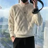 メンズセーターニットセーター男性プレーングリーン衣類プルオーバーなしパーカーソリッドカラー販売製品2024トレンド春秋v x