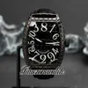 New 40mm Black Croco Crazy Hour Automatic Mens Watch 8880 CH BLK CRO Black Dial PVD Black Steel Cracking Case Leather Strap Gents Watches Timezonewatch DHFM Z08b