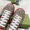 Designer Sneaker Casual Shoes Bee Snake Tiger Sneakers Chaussures Genuine Leather Shoe Embroidery Classic Trainers Python shoes for Men and Women