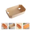 Plates 10pcs Cupcake Box Wooden Bakery Boxes Wood Dishes Muffin Container Bread Packing Pastry For Moon Cake Candy