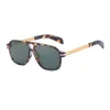 Double Beam Toad for Men's UV and Blue Light Resistant Fashionable Sunglasses with Trendy Shades