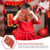 Gift Wrap 6/12pcs Chinese Red Envelope Year Hongbao Lucky Money Pocket Spring Festival Wedding Packet Pouches