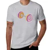 Polo's voor heren Donut Barbell T-shirt Zwart T-shirt Grote maten Tops Oversized grafische T-shirts voor heren Grappig