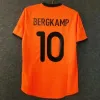 Van Basten Retro Fußballtrikots Holland Fußballtrikots BERGKAMP Gullit Rijkaard DAVIDS Niederlande 08 10 96 97 1997 1998 2000 2002 2010 Heim Auswärts 2008 2010 1996